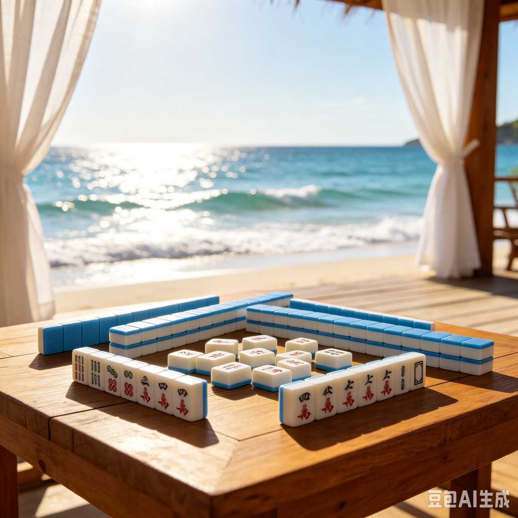trendy color mahjong set