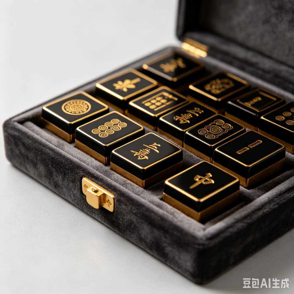 custom pattern art mahjong set
